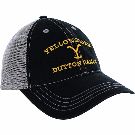 Yellowstone Dutton Ranch Logo Adjustable Trucker Hat